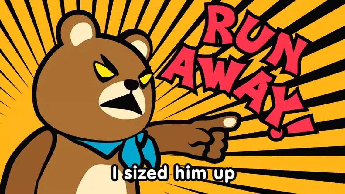 The other day I met a bear (FREE) -Jajajajan Kids Song & Coloring picture book series স্ক্রিনশট