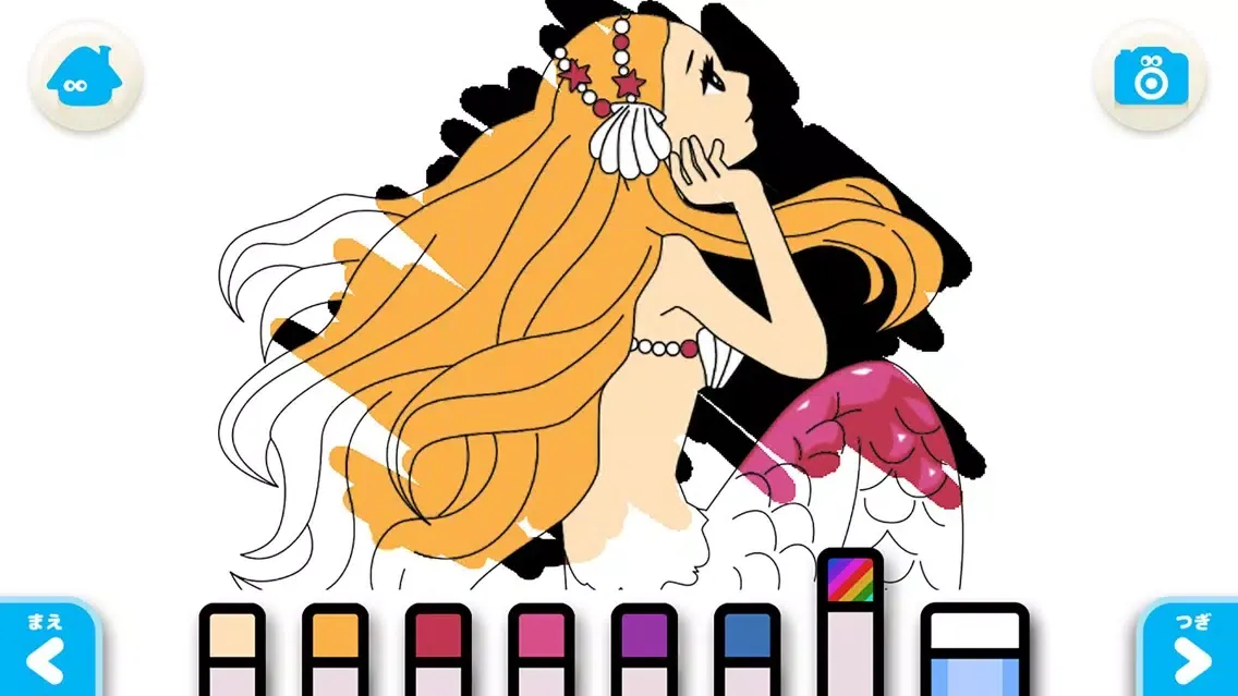 Ảnh chụp màn hình của The Little Mermaid (FREE) - Jajajajan Kids Songs & Coloring picture books series