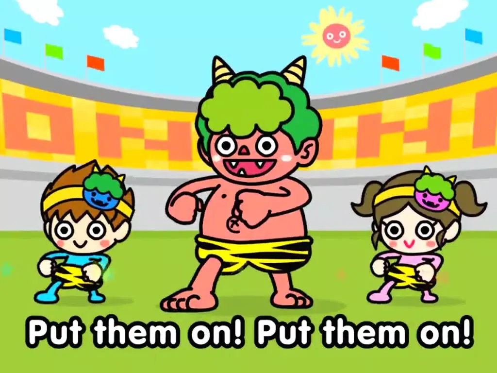 Captures d'écran de The Ogre's Short Pants (FREE) - Jajajajan Kids Song series iPad 