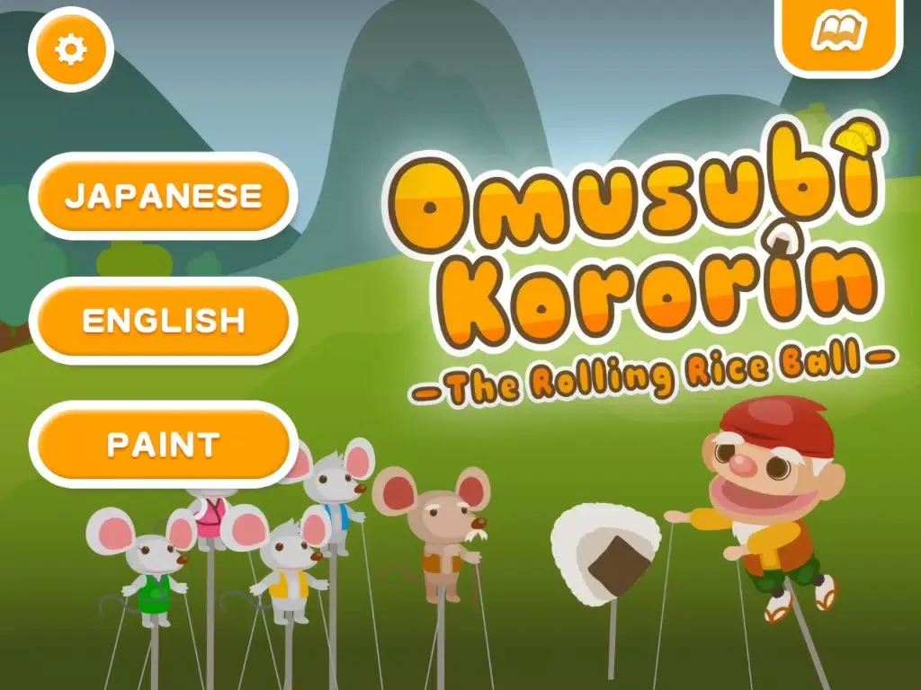 The Rolling Rice Ball (FREE) -Jajajajan Kids Song & Coloring picture book series iPad 应用截图