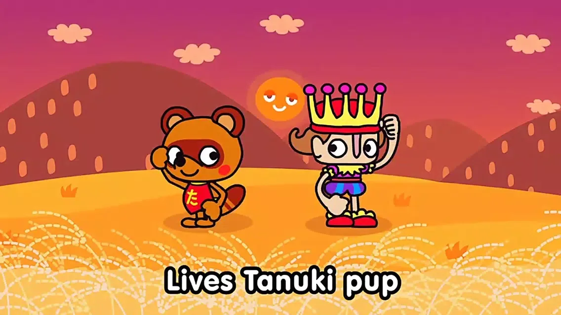 Ảnh chụp màn hình của Tanuki pup (FREE) - Jajajajan Kids Song series