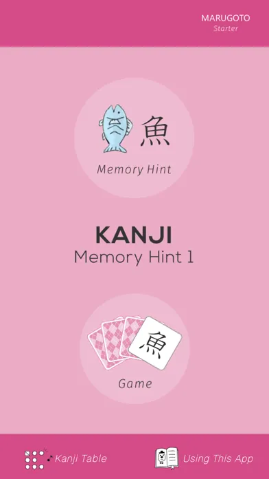 Kanji Memory Hint 1 [English]应用截图