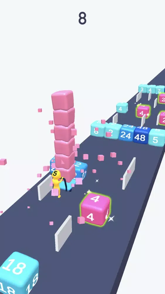 Capturas de tela do Stack Cubes!