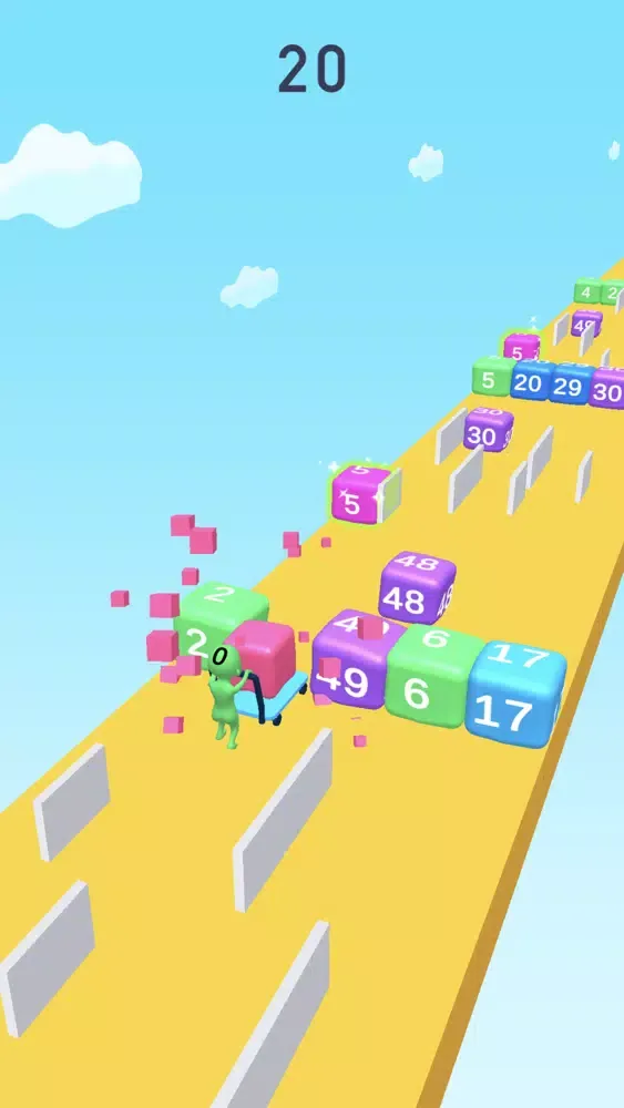 Capturas de tela do Stack Cubes!