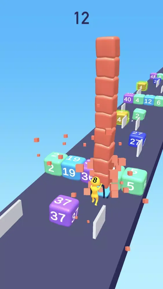 Capturas de tela do Stack Cubes!