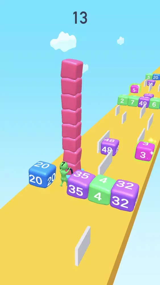 Capturas de tela do Stack Cubes!