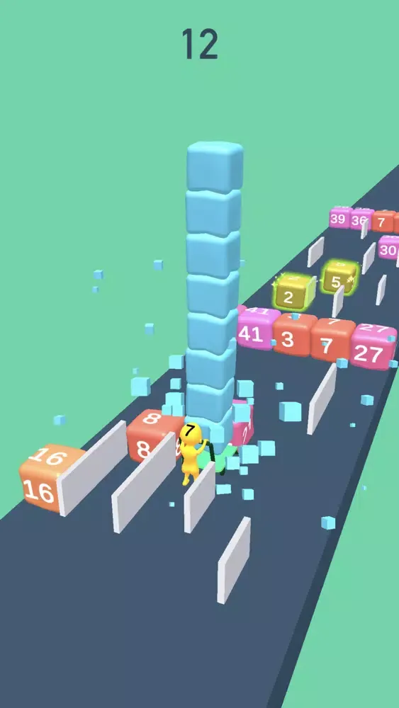 Capturas de tela do Stack Cubes!