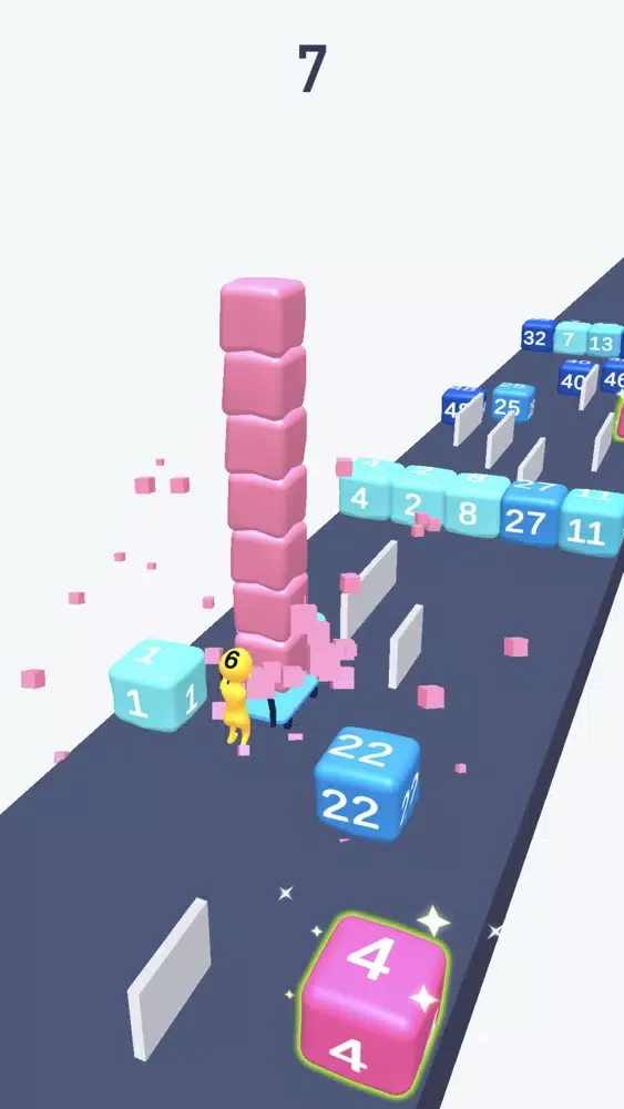 Capturas de tela do Stack Cubes!