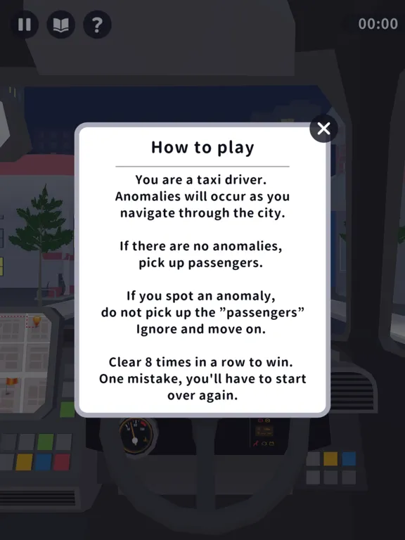 Taxi Driver - Late Night Drive iPad  Screenshots