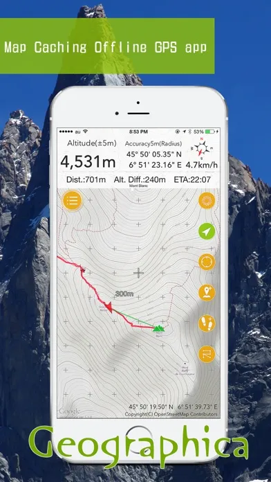 ジオグラフィカ | 登山用GPS Screenshots