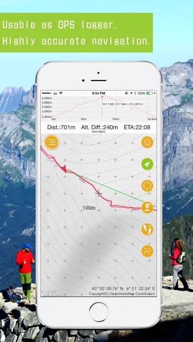 ジオグラフィカ | 登山用GPS Screenshots