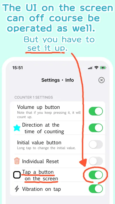 Tally Counter by button press スクリーンショット