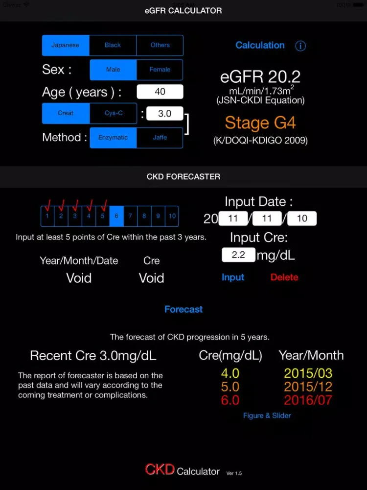 CKD Calculator iPad  Screenshots