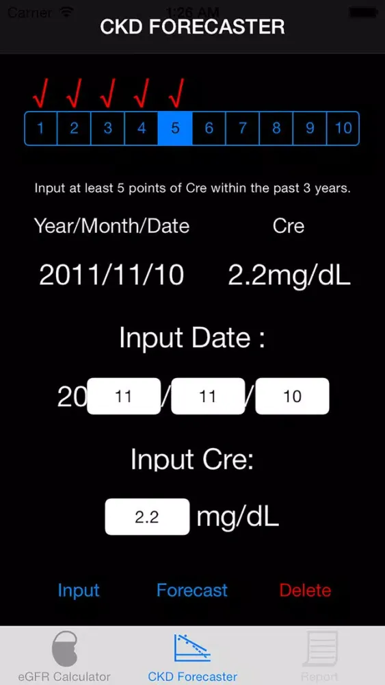 CKD Calculator Screenshots