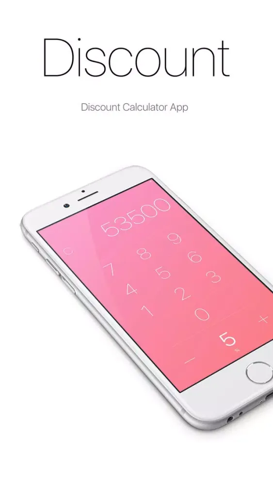 Discount -Sale price calculator Pink- Screenshots