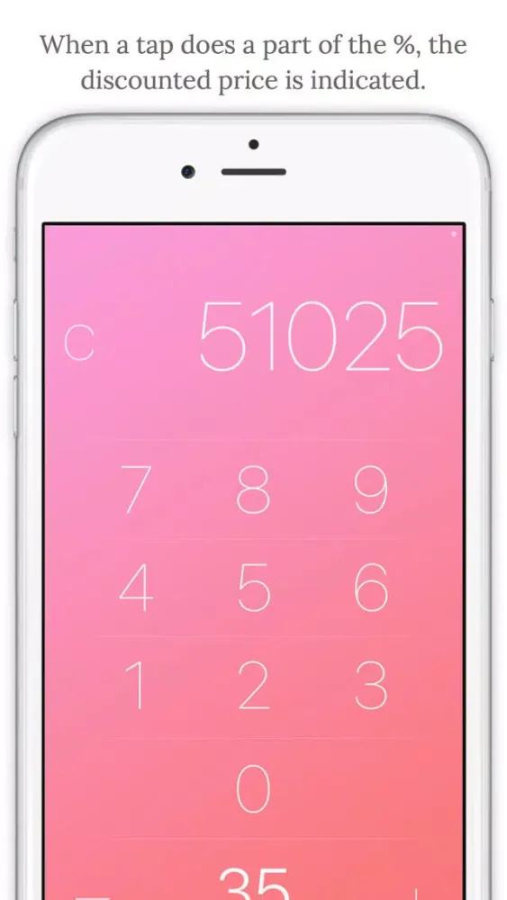 Discount -Sale price calculator Pink- Screenshots