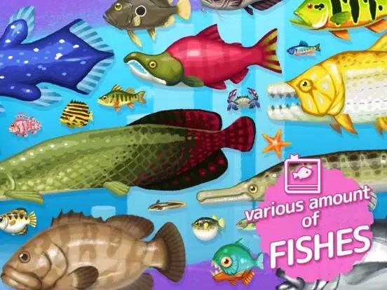 Capturas de tela do Oliver, the Fishing Cat iPad 