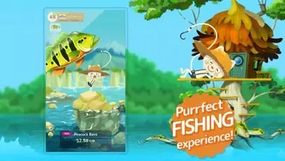 Capturas de tela do Oliver, the Fishing Cat