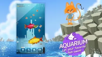 Capturas de tela do Oliver, the Fishing Cat