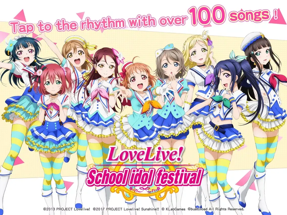 Capturas de tela do Love Live!School idol festival iPad 