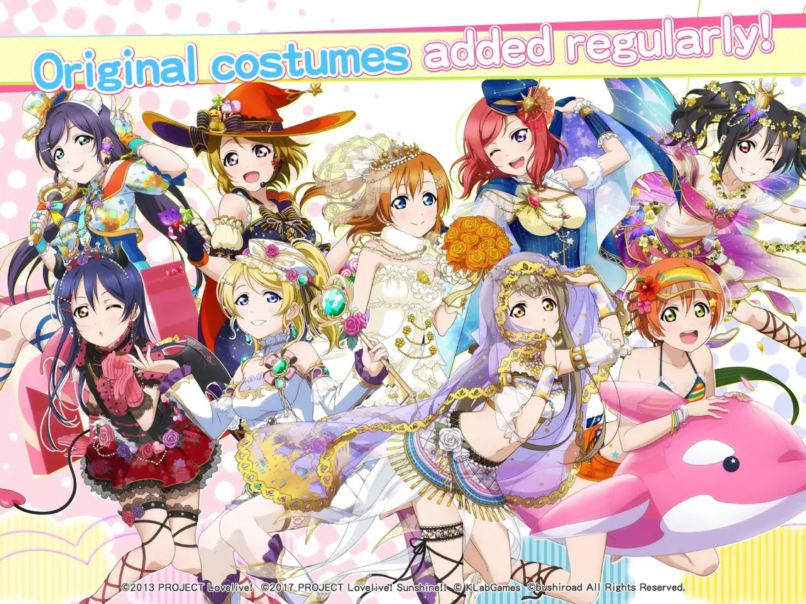 Capturas de tela do Love Live!School idol festival iPad 