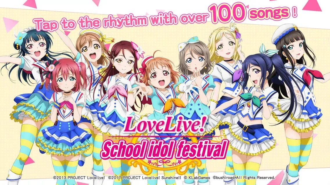 Capturas de tela do Love Live!School idol festival