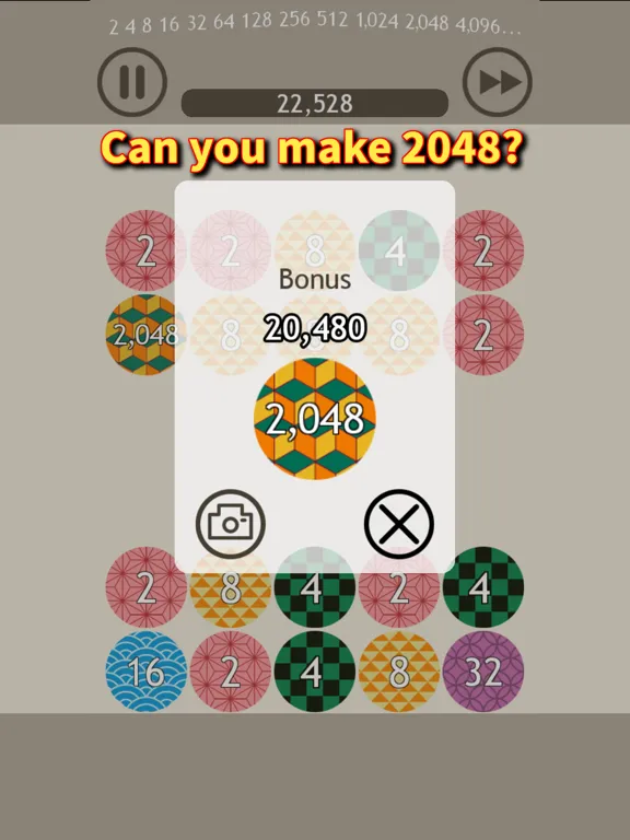Capturas de tela do Ninobeki 2048 Block Puzzle iPad 