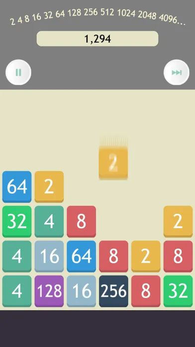 Captures d'écran de Pow2 -Make 2048 Puzzle