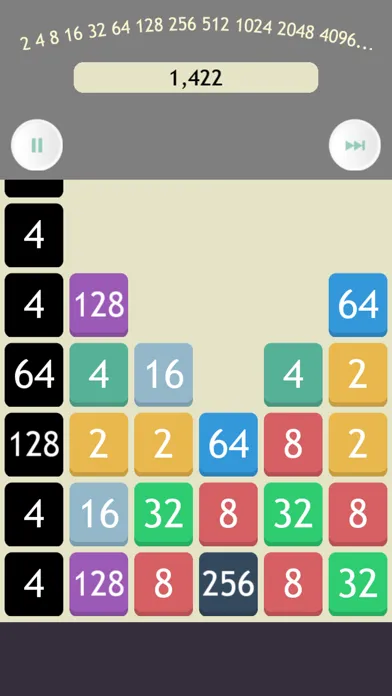 Captures d'écran de Pow2 -Make 2048 Puzzle