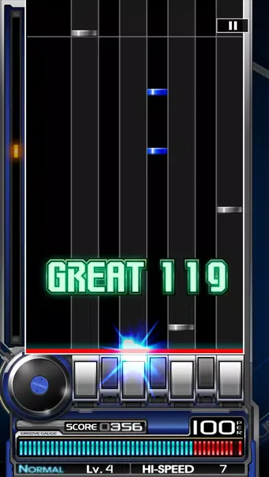 ภาพหน้าจอของ beatmania IIDX ULTIMATE MOBILE