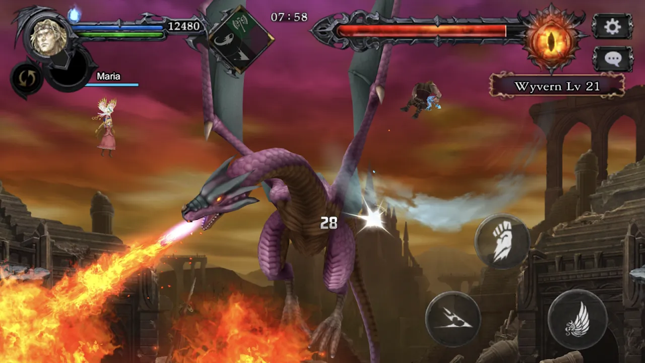 ภาพหน้าจอของ Castlevania