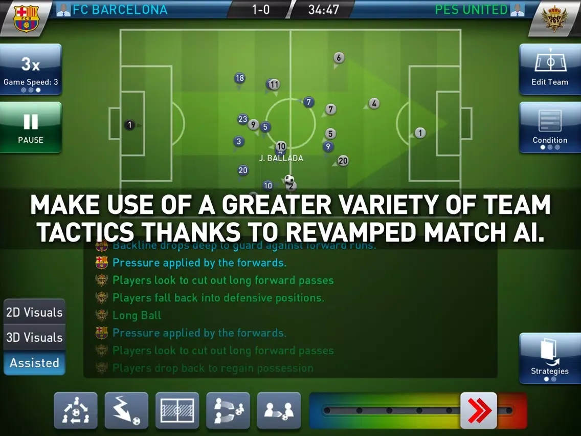 PES CLUB MANAGER iPad  Screenshots