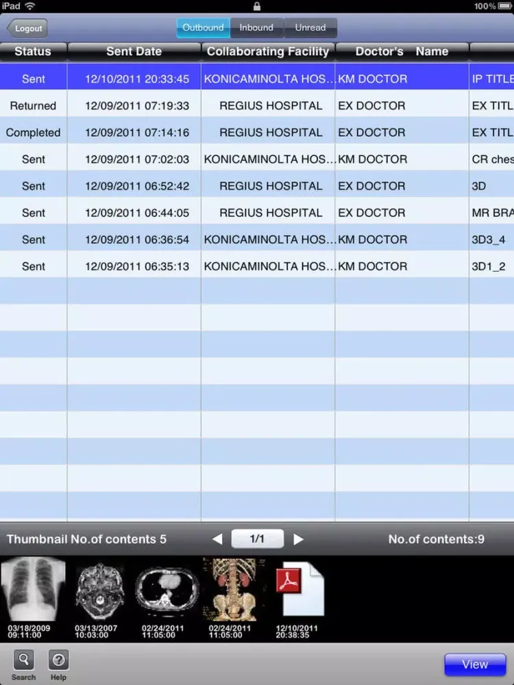 Tangkapan layar Collaboration Box Mobile iPad 