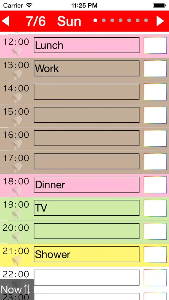 صور Week Table 1hour