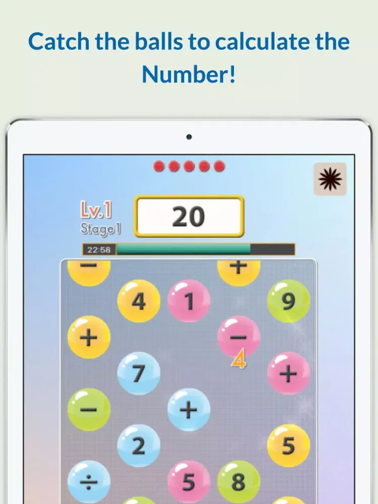 ภาพหน้าจอของ Indiam - The Math Game iPad 
