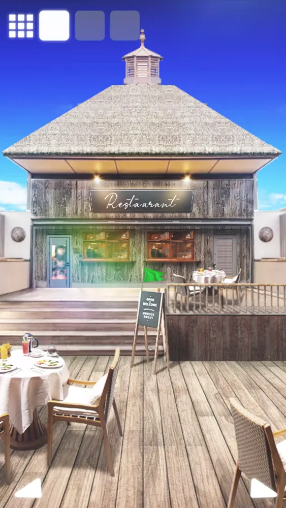 Screenshot di 脱出ゲーム Maldives ~美しい水上ヴィラ~
