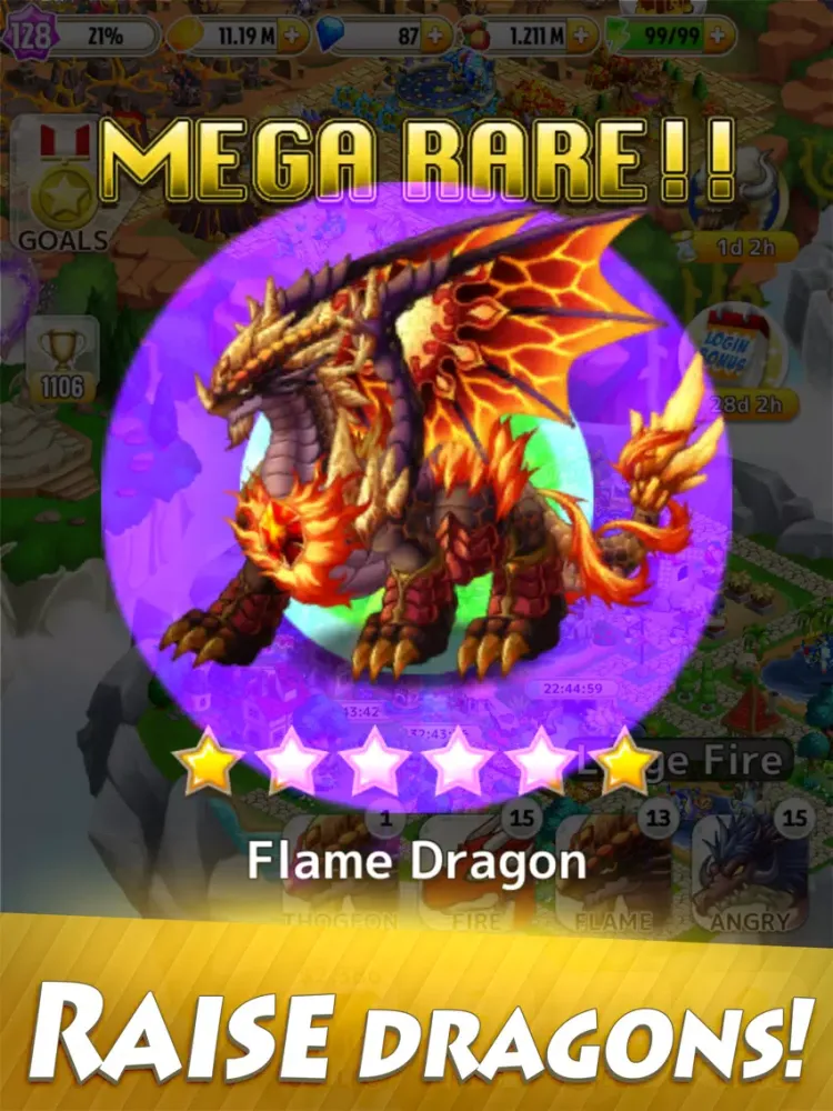 Screenshot di Dragon Paradise: City Sim Game iPad 
