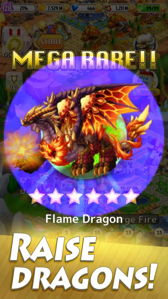 Screenshot di Dragon Paradise: City Sim Game