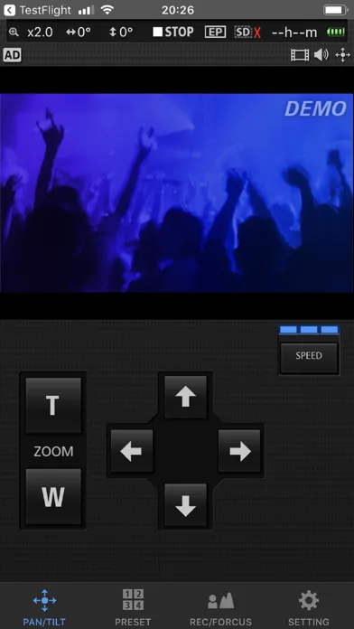 JVC CAM Control سکرین شاٹس