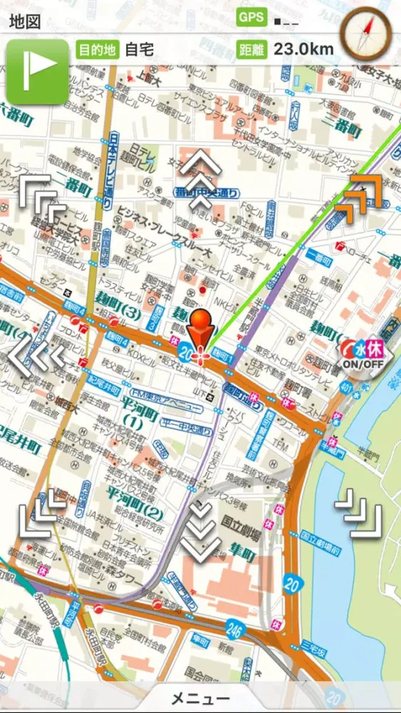 震災時帰宅支援マップ首都圏版 Ekran Görüntüleri