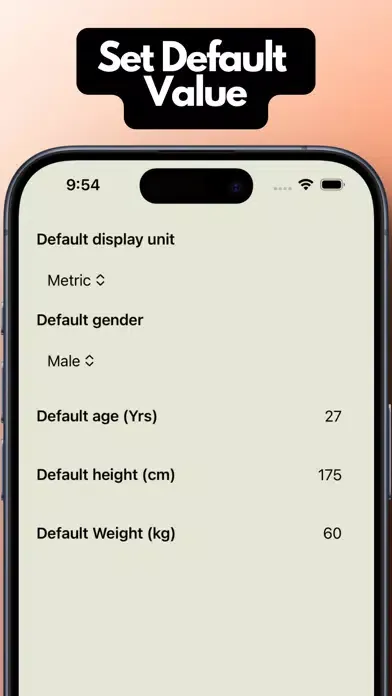Workout Calories Calculator स्क्रीनशॉट