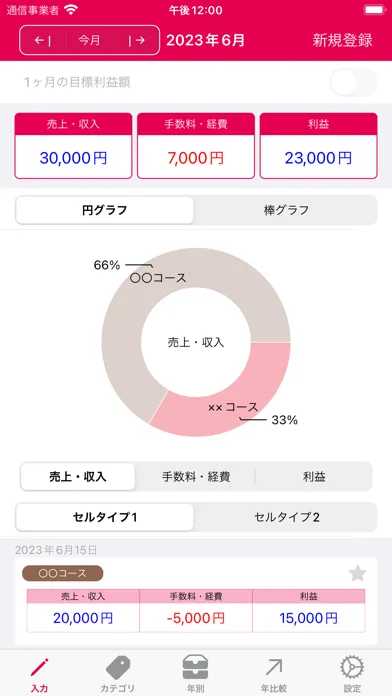 売上管理メモ -簡単シンプル- スクリーンショット