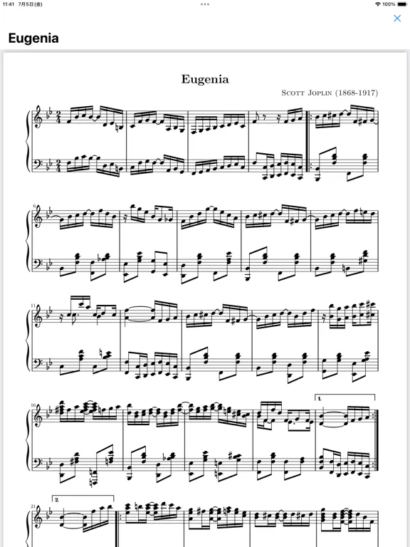 Capturas de pantalla de Sheet Music Manager iPad 