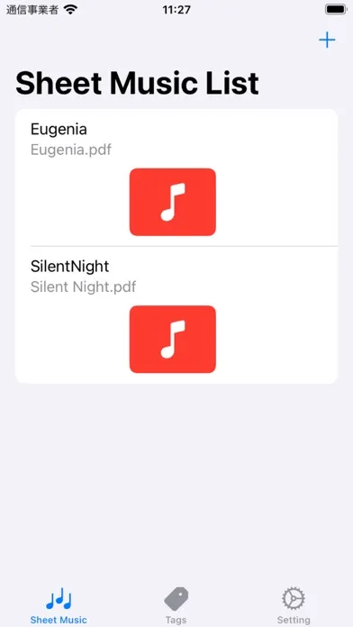 Capturas de pantalla de Sheet Music Manager