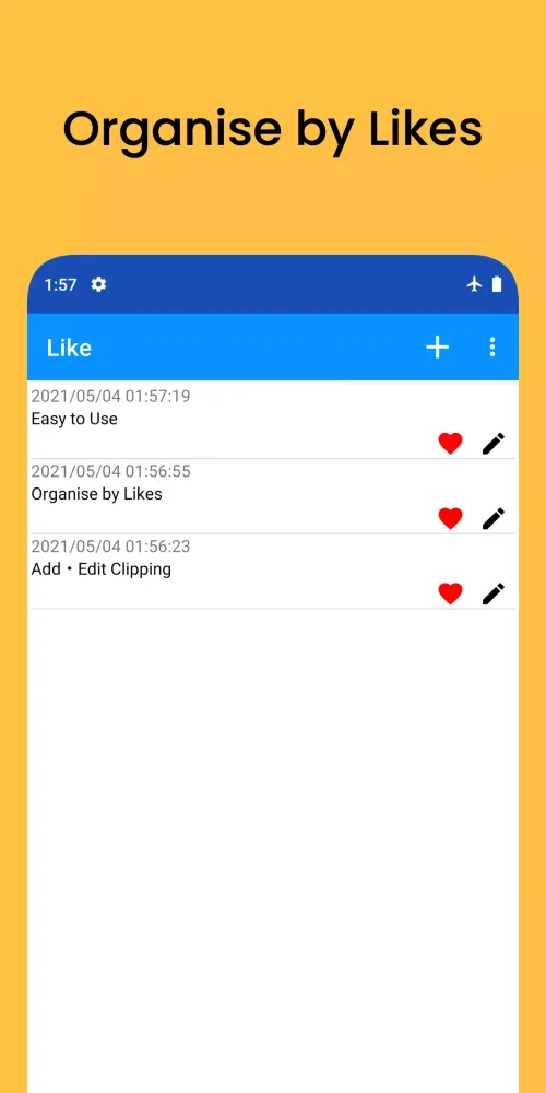 Captures d'écran de Easy Clipboard