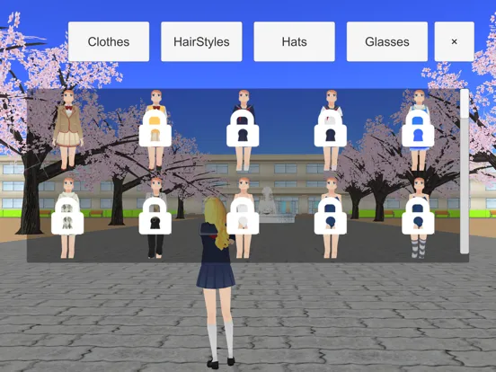 Women's School Simulator Next iPad 应用截图