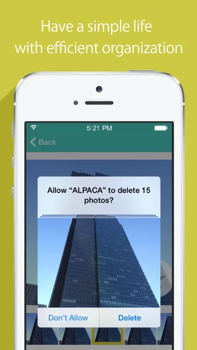 Captures d'écran de ALPACA - delete photos efficiently, organize camera roll and save memory