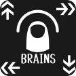 BRAINS (easy one-handed game)