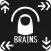 BRAINS (easy one-handed game)
