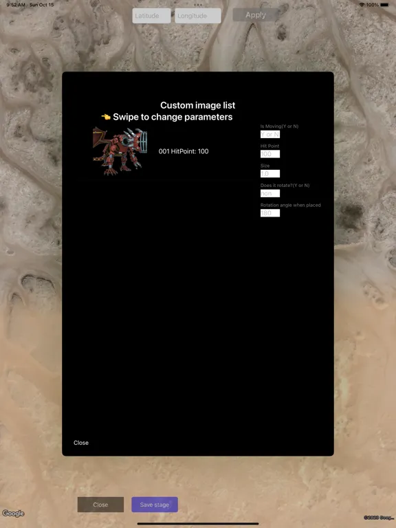Tangkapan skrin wings of justice iPad 